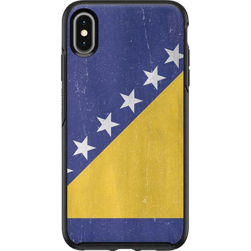 Bosnia and Herzegovina Flag Distressed Otterbox Symmetry iPhone Skin